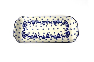 410 Bunzlau rechthoekige Serveerschaal 1931X Serveerschalen